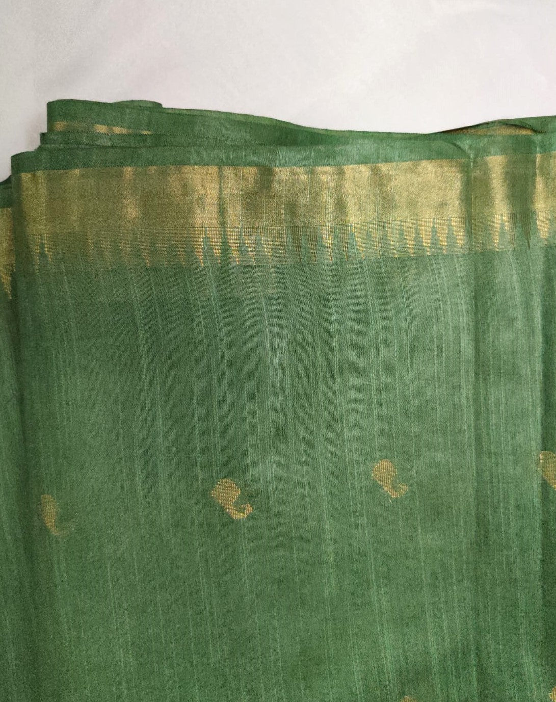 Semi Muga Tussar Silk Saree
