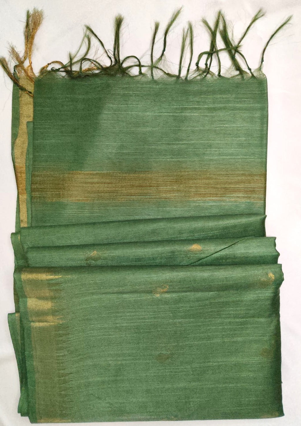 Semi Muga Tussar Silk Saree