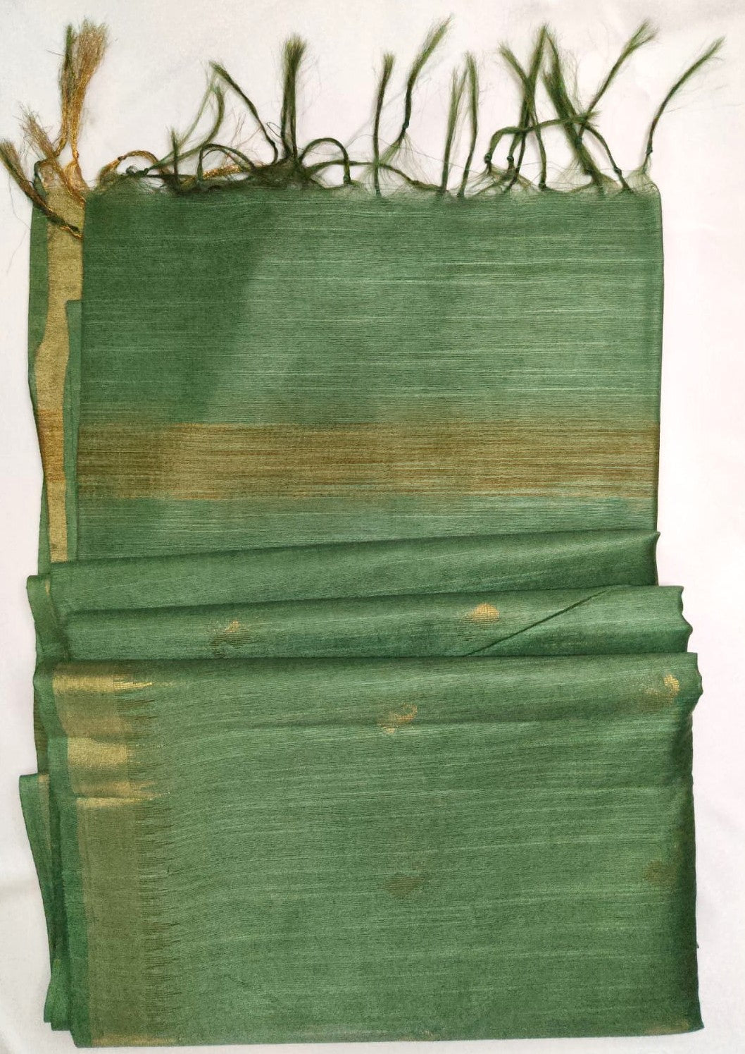 Semi Muga Tussar Silk Saree