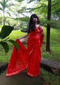 Semi Muga Tussar Silk Saree
