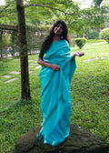 Semi Muga Tussar Silk Saree