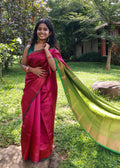 Copper Brocade Saree