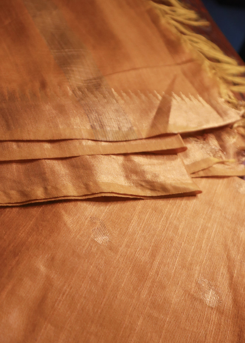 Semi Muga Tussar Silk Saree
