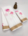 Linen Cotton Saree
