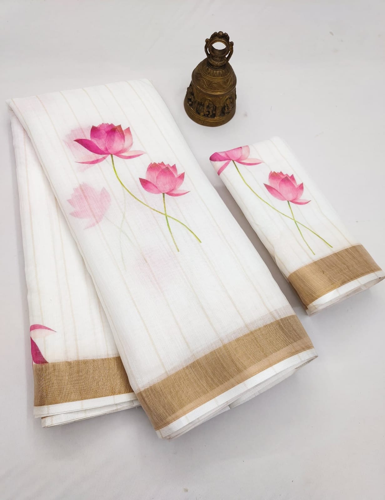 Linen Cotton Saree