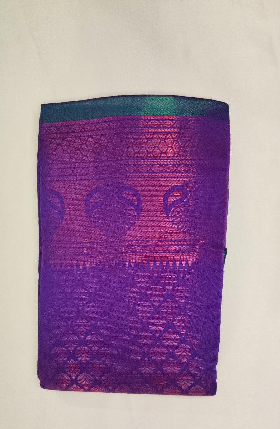 Copper Brocade Saree