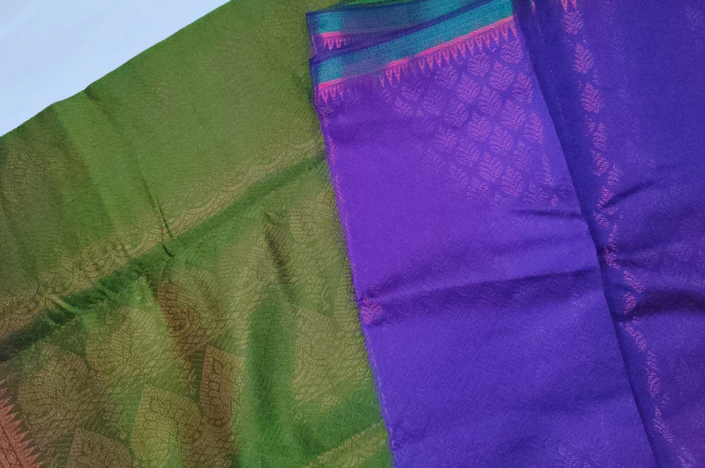 Copper Brocade Saree