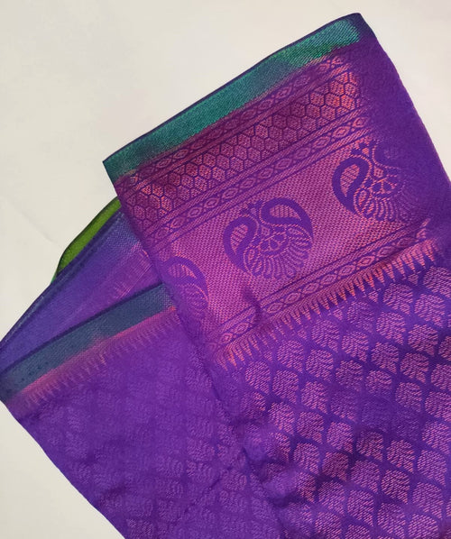 Copper Brocade Saree