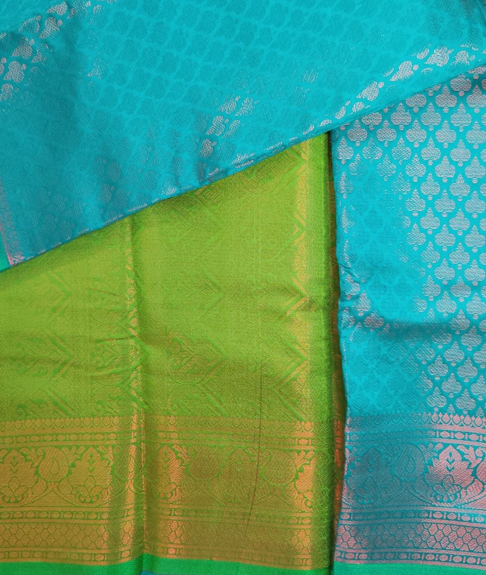 Copper Brocade Saree