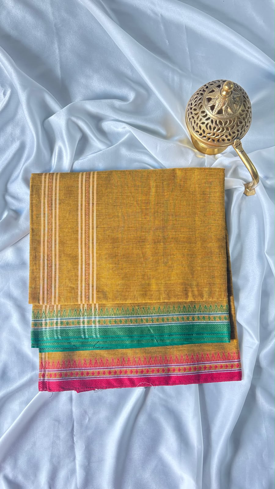Dhaniakhali Khadi Cotton Saree