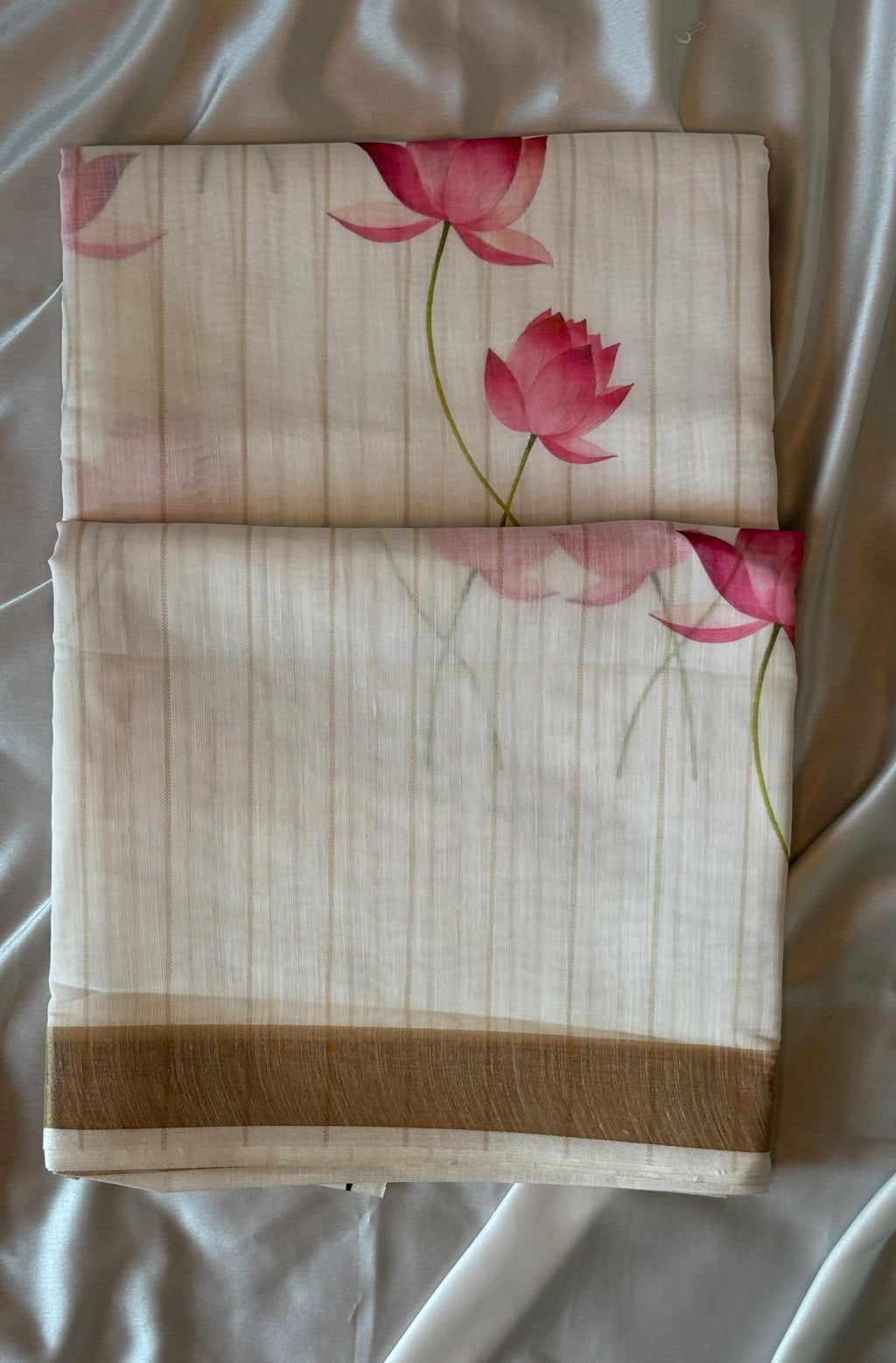 Linen Cotton Saree