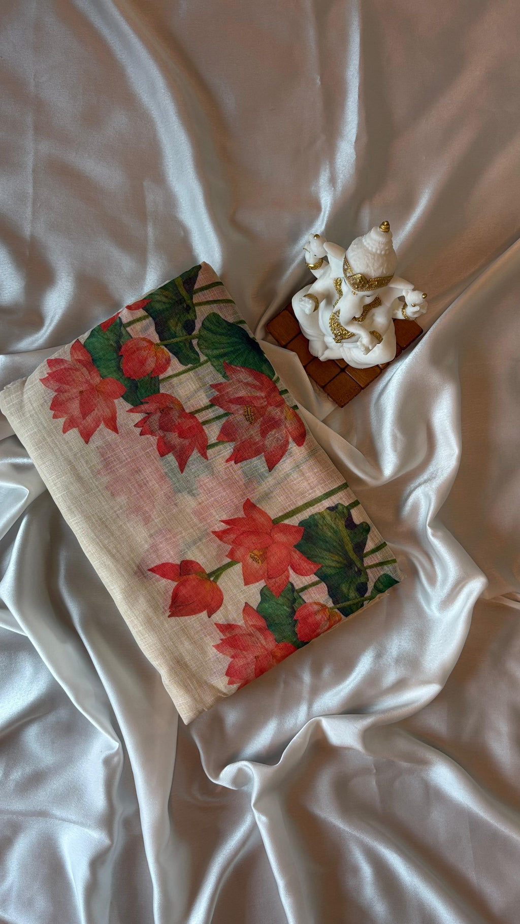 Linen Cotton Saree