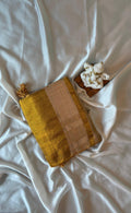 Crush Tissue Linen Saree