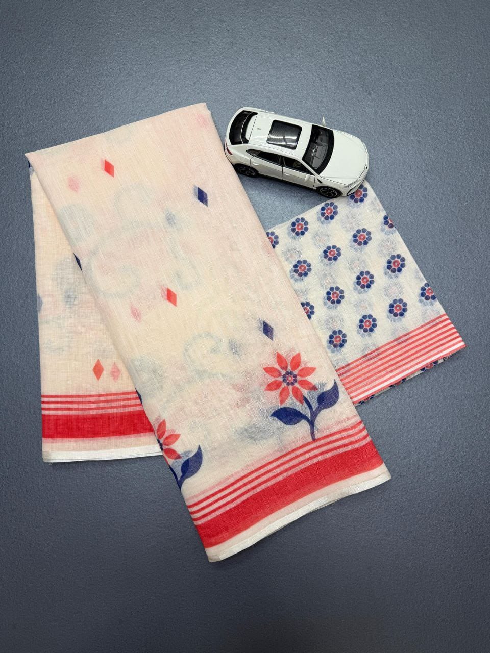 Linen Cotton Saree